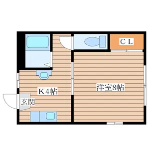 ピエスラルジュ【1階】の間取り
