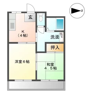 サクラハイツ【2階】の間取り