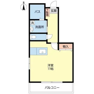グランシャリオA【1階】の間取り