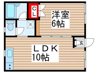 ジュネパレス南流山4【1階】の間取り
