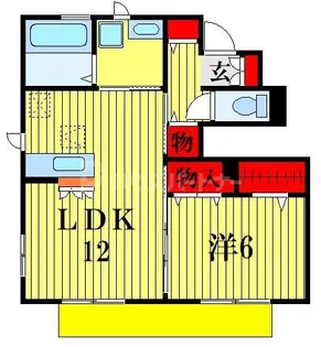 サニーモール参番館【1階】の間取り