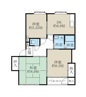 コーポレス幸【2階】の間取り