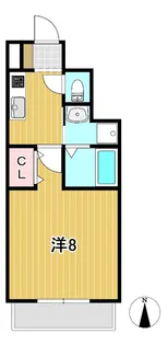 メールシャンI【1階】の間取り