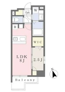 CASA VISTA ASATO【14階】の間取り