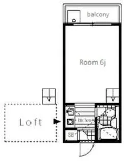 ラ・シルフィード【2階】の間取り