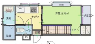 大阪府大阪市福島区野田3【マンション】の間取り