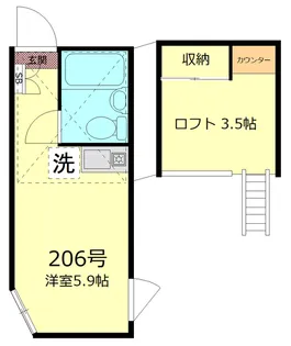 マイプラン阿佐谷北B棟【2階】の間取り