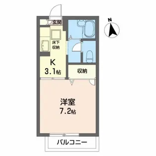 ディアス147【1階】の間取り