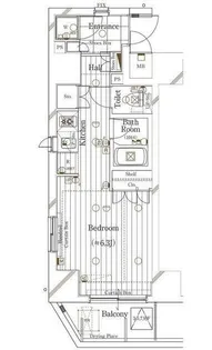 ガリシアヒルズ西麻布WEST【5階】の間取り