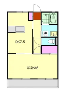 足柄ハイツ【2階】の間取り