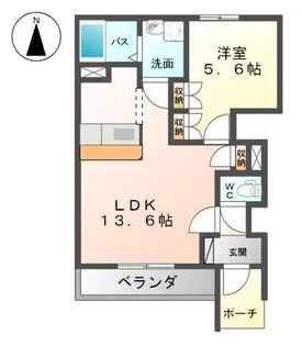 ユングフラウ【1階】の間取り