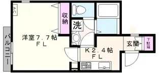 メゾン ロン・ピエール【2階】の間取り