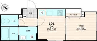仮称ヴィヴレ田端【1階】の間取り