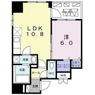 カナンクロエ門前仲町【5階】の間取り
