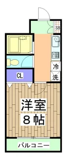 ウエストグランアベニュー六角【4階】の間取り