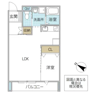 BLANC-F【1階】の間取り