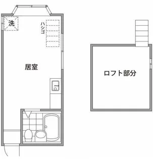 ドミール池尻【1階】の間取り