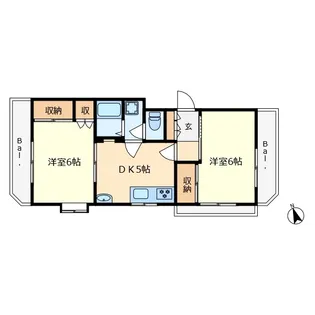東京都国立市富士見台3【マンション】の間取り