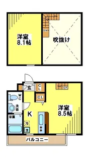 東京都世田谷区粕谷3【マンション】の間取り