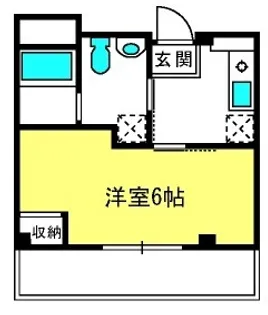 プルムドール大宮【2階】の間取り