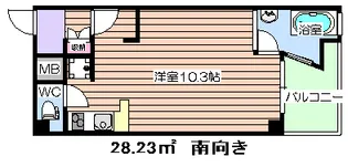 デュオグラン梅田東【4階】の間取り