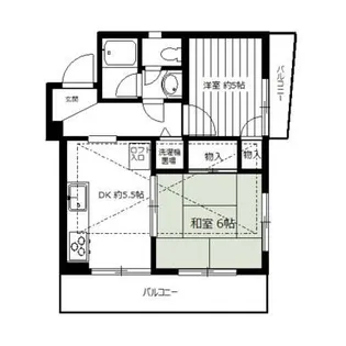 内田ビル【3階】の間取り