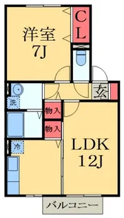 おゆみ野ドリームマウンテンB【2階】の間取り