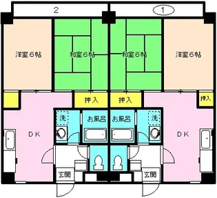 ミラ汐見丘【7階】の間取り