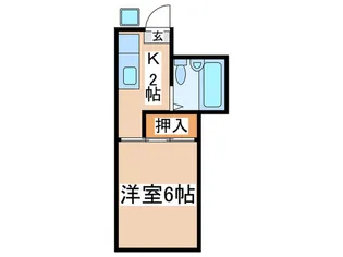 グランドハイツ神沢【2階】の間取り