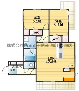 大阪府大阪市天王寺区餌差町【アパート】の間取り