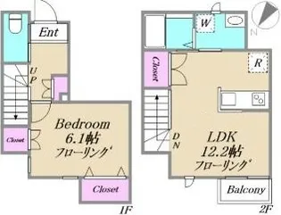 (仮)J・URBAN赤塚【2階】の間取り