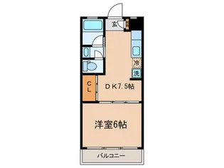 下落合グリーンパーク【8階】の間取り