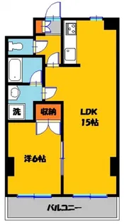 フォリア西川田【1階】の間取り