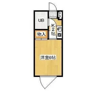 ベルビュー花池【1階】の間取り