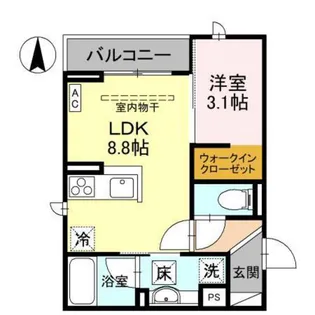 D-Grande常盤町【2階】の間取り
