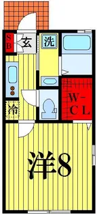 プレサージュ西新井【1階】の間取り