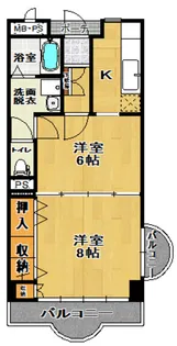 NOVA白亜【4階】の間取り