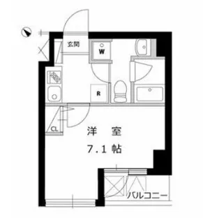 ハーモニーレジデンス田町【2階】の間取り