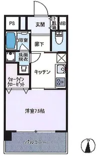 ブランシュール【3階】の間取り