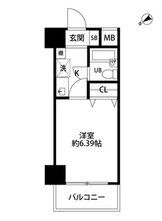 ヴェルビュ新中野【10階】の間取り
