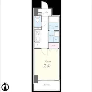 愛知県名古屋市中村区畑江通3【マンション】の間取り