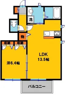 ペイサージュA【1階】の間取り