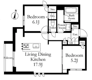 アヴェニール宮崎台【3階】の間取り