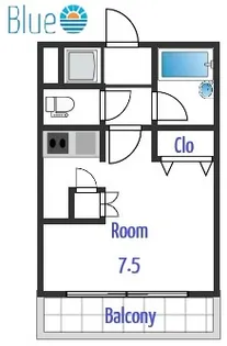 神奈川県茅ヶ崎市十間坂1【マンション】の間取り