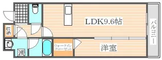 ルッシェ住吉【7階】の間取り