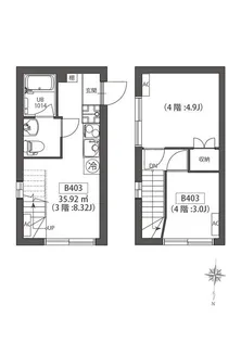 OrgoVita凛 B棟【3階】の間取り