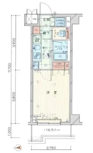 ルーブル羽田萩中【2階】の間取り