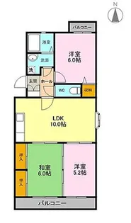 セントラルハイツ【1階】の間取り
