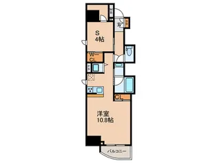 セレニテフラン本町【3階】の間取り