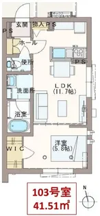 LUXE(ラグゼ)南長崎【1階】の間取り